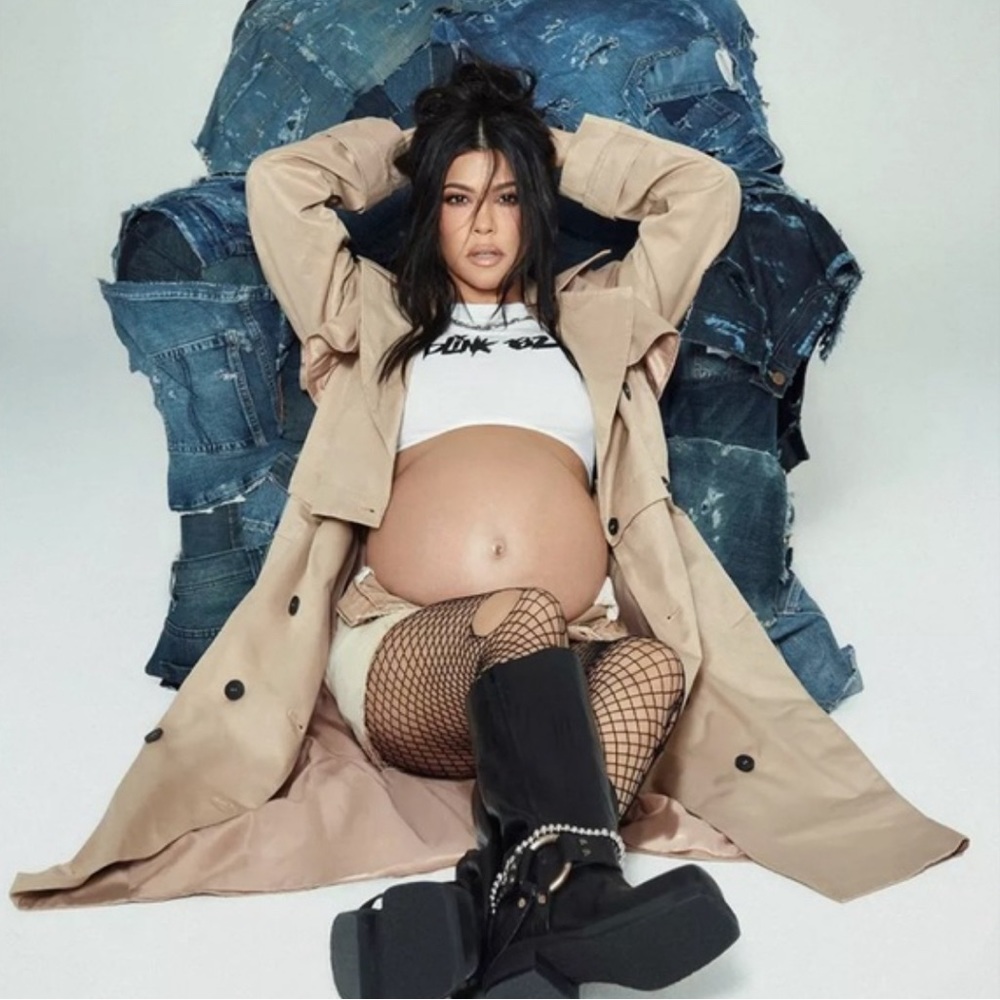 Boohoo Kourtney kardashian barker multiway trench coat sand
